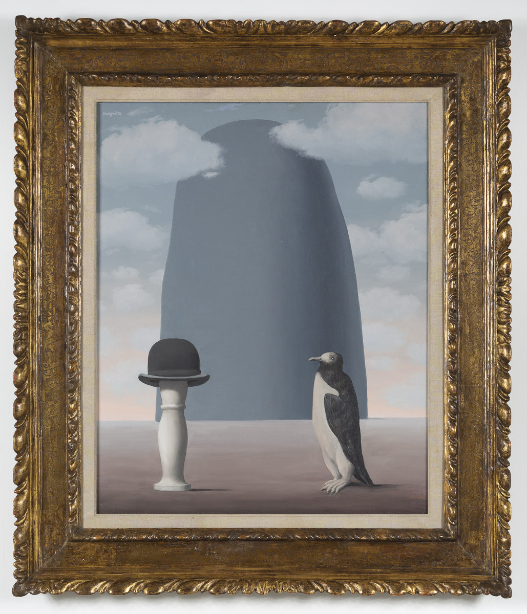 Rene Magritte,<i> L’exposition de peinture (The painting exhibition)</i>, 1964, Oil on canvas, 31 1/2 x 25 5/8 inches (80 x 65 cm)